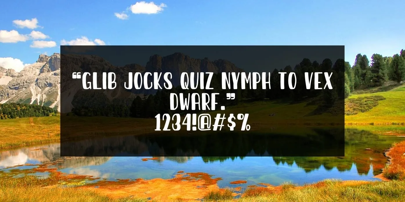 Sunday Best Font Preview