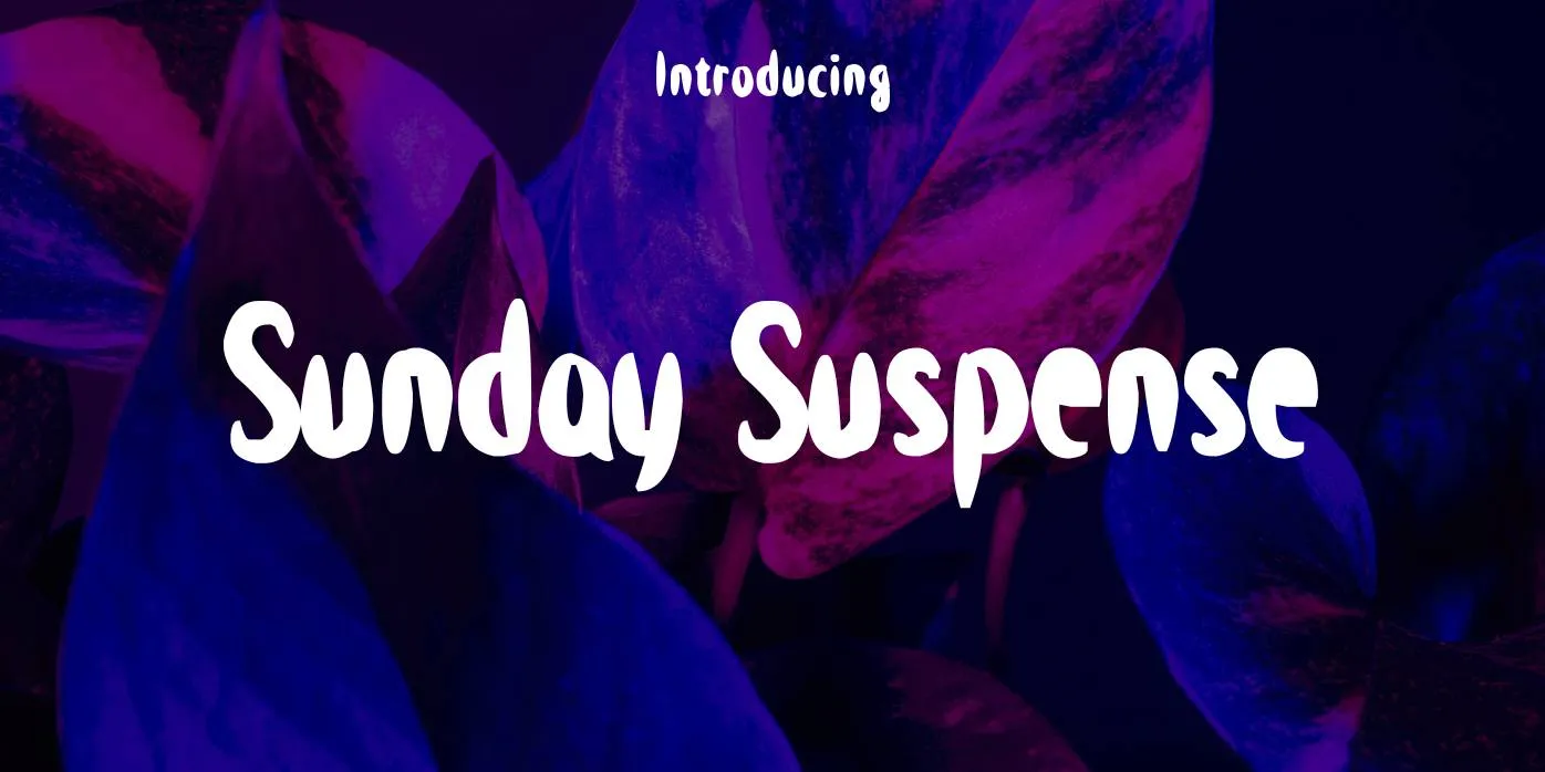 Sunday Suspense Font¬†