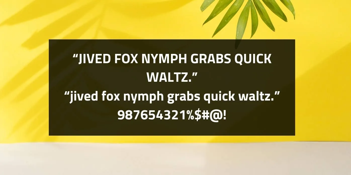 Sunflower Font Preview