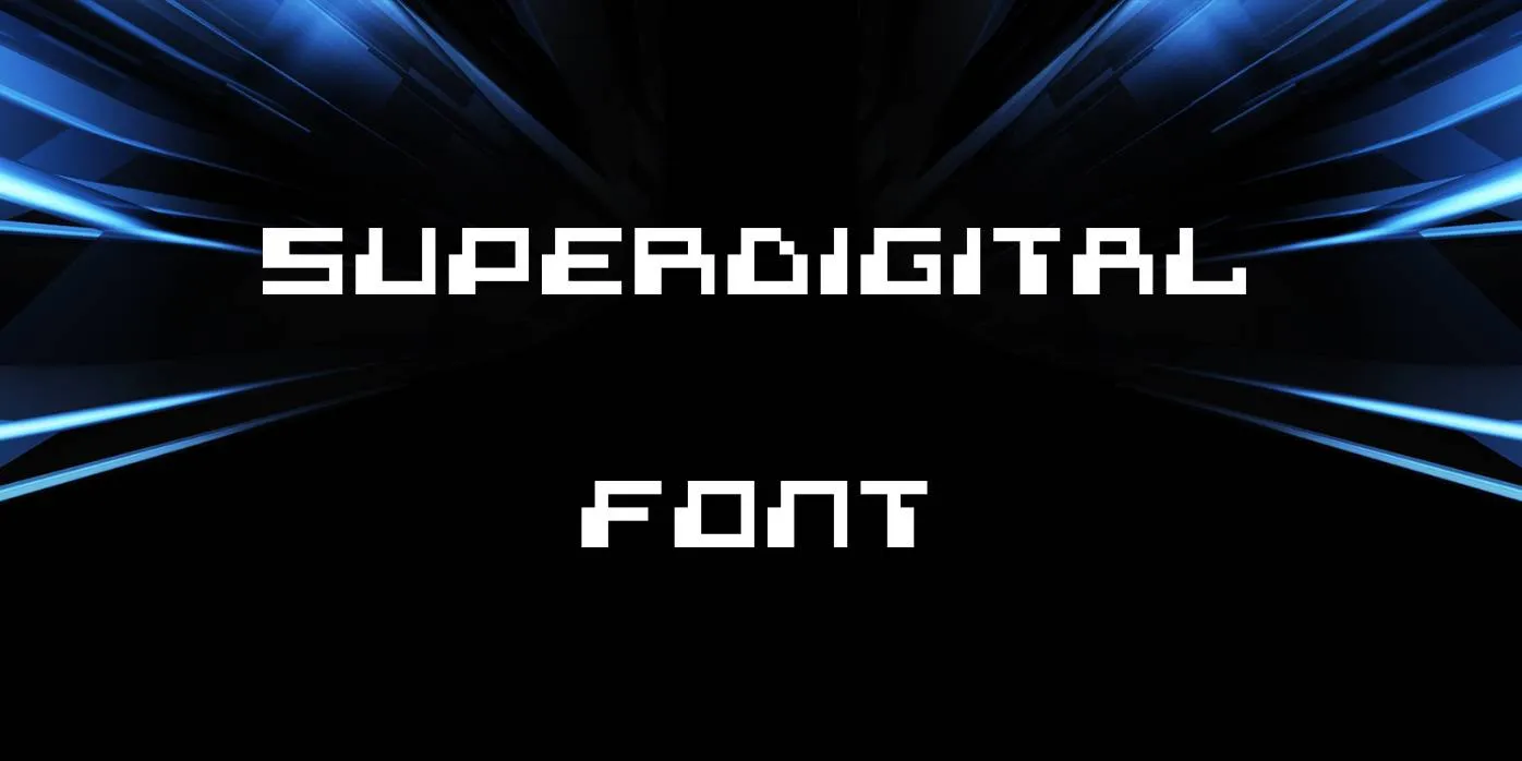 Superdigital Font