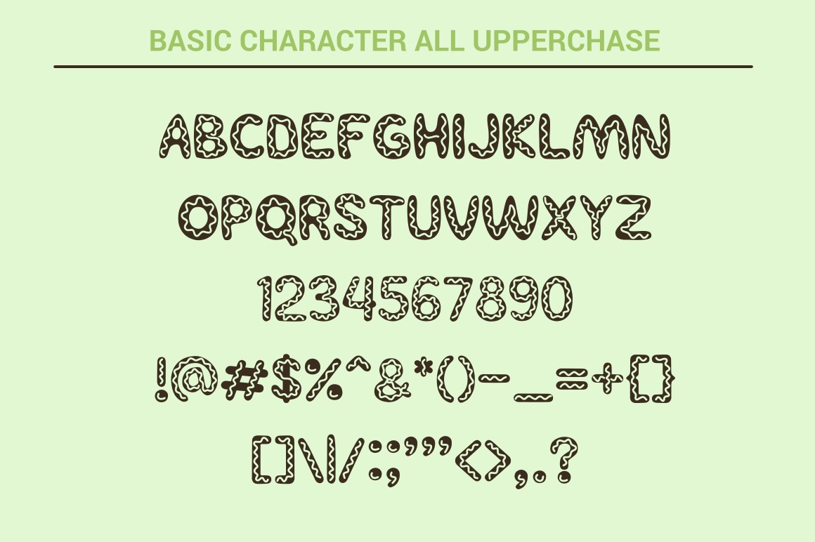 Sweety Donut Font Preview