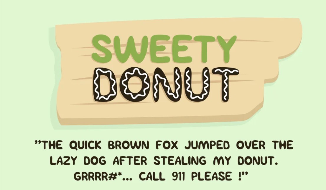 Sweety Donut Font