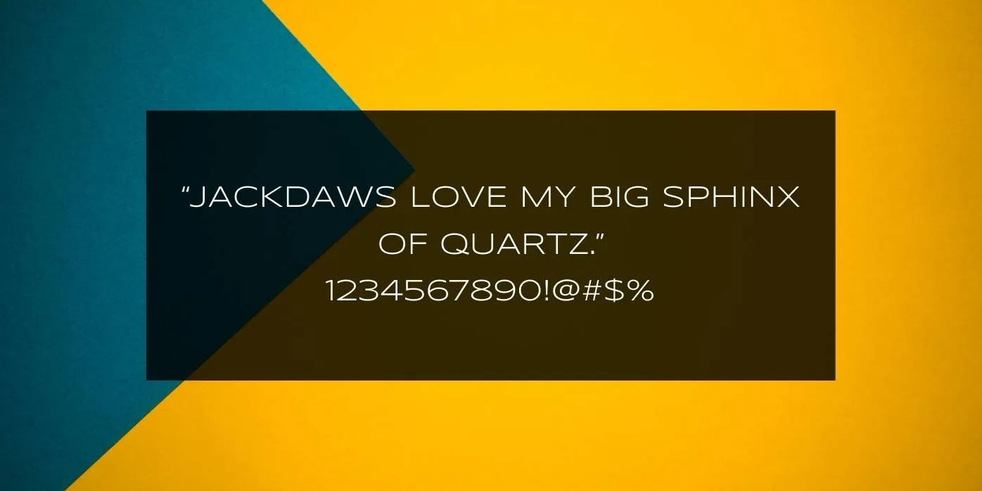 Syncopate Font Preview