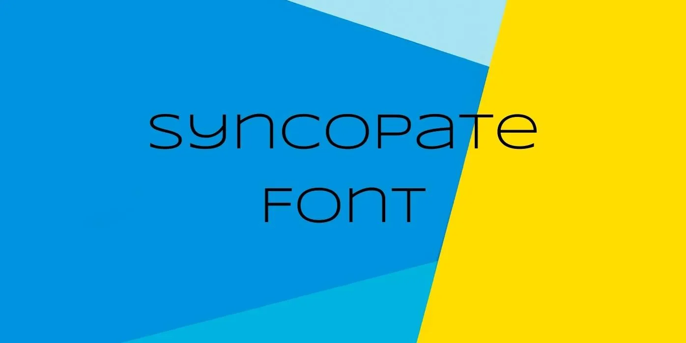 Syncopate Font