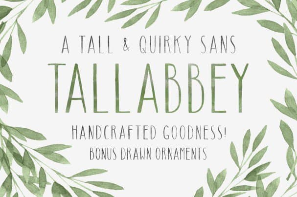 Tall Abbey Sans Font