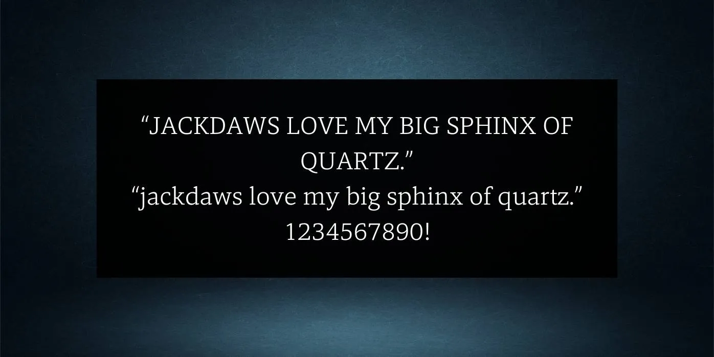Tangent Font Preview