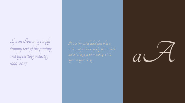 Tangerine Font Preview