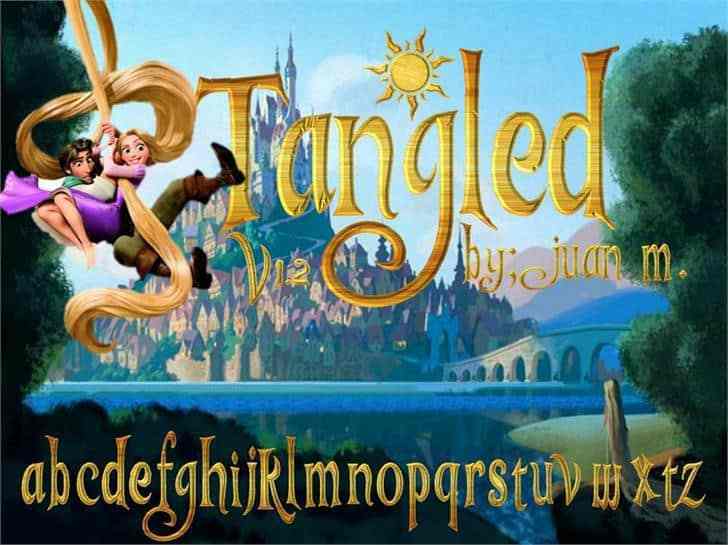 Tangled Font