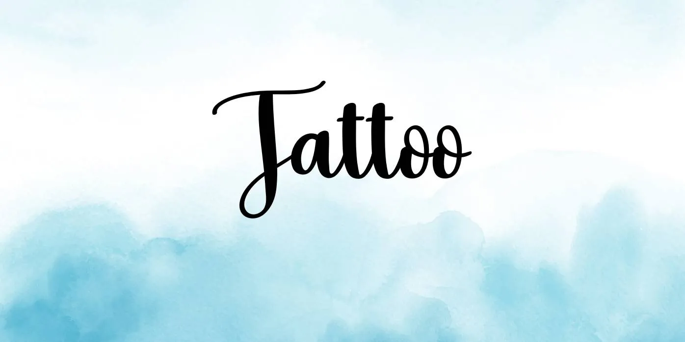 Tattoo Font