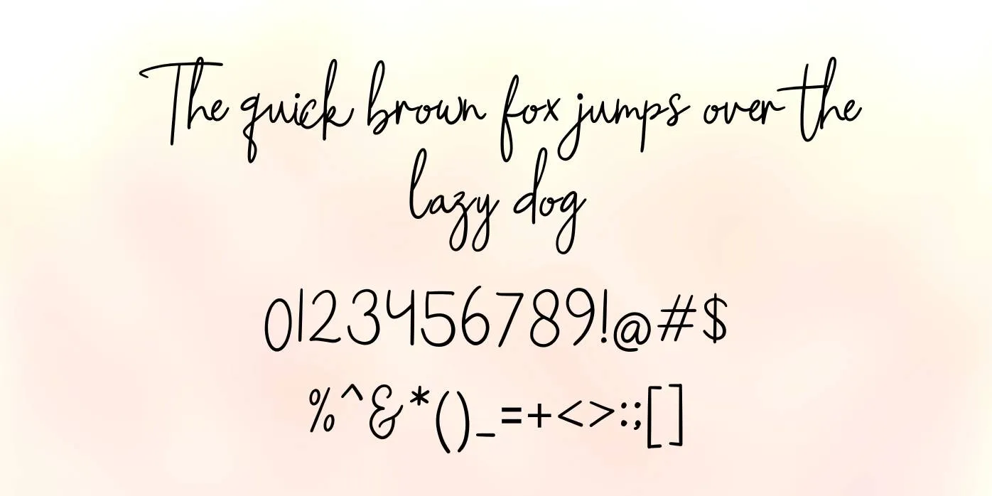 Teacher Signature Font Preview