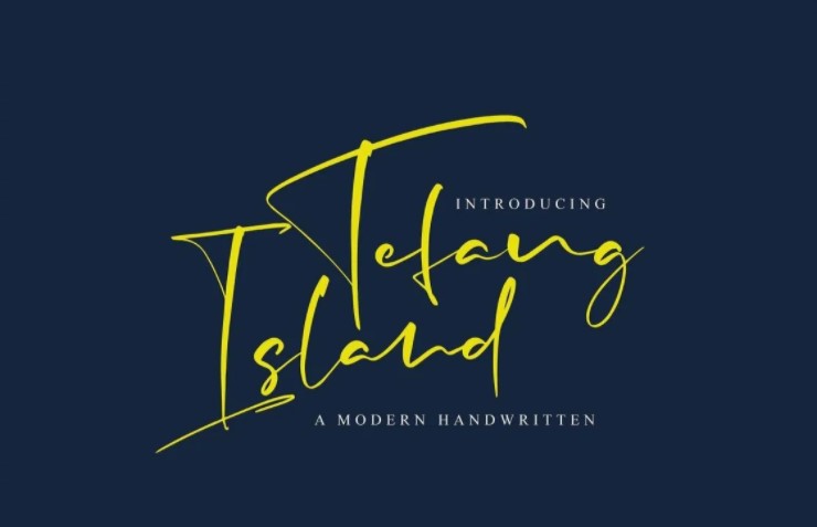 Tefang Island Font