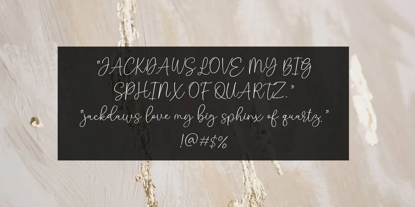 Tersely Font Preview