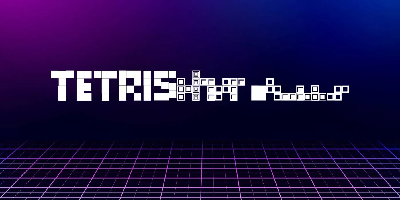 Tetris Blocks Font