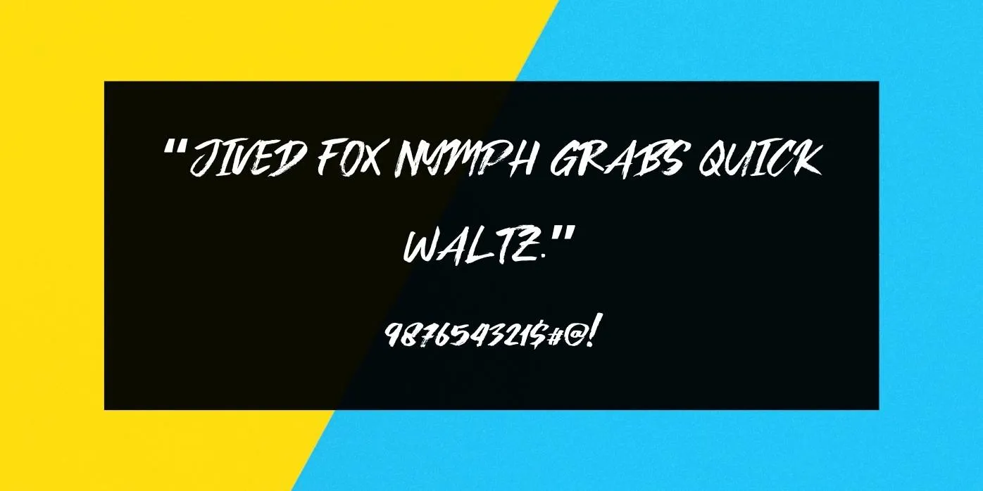 The Brat Font Preview