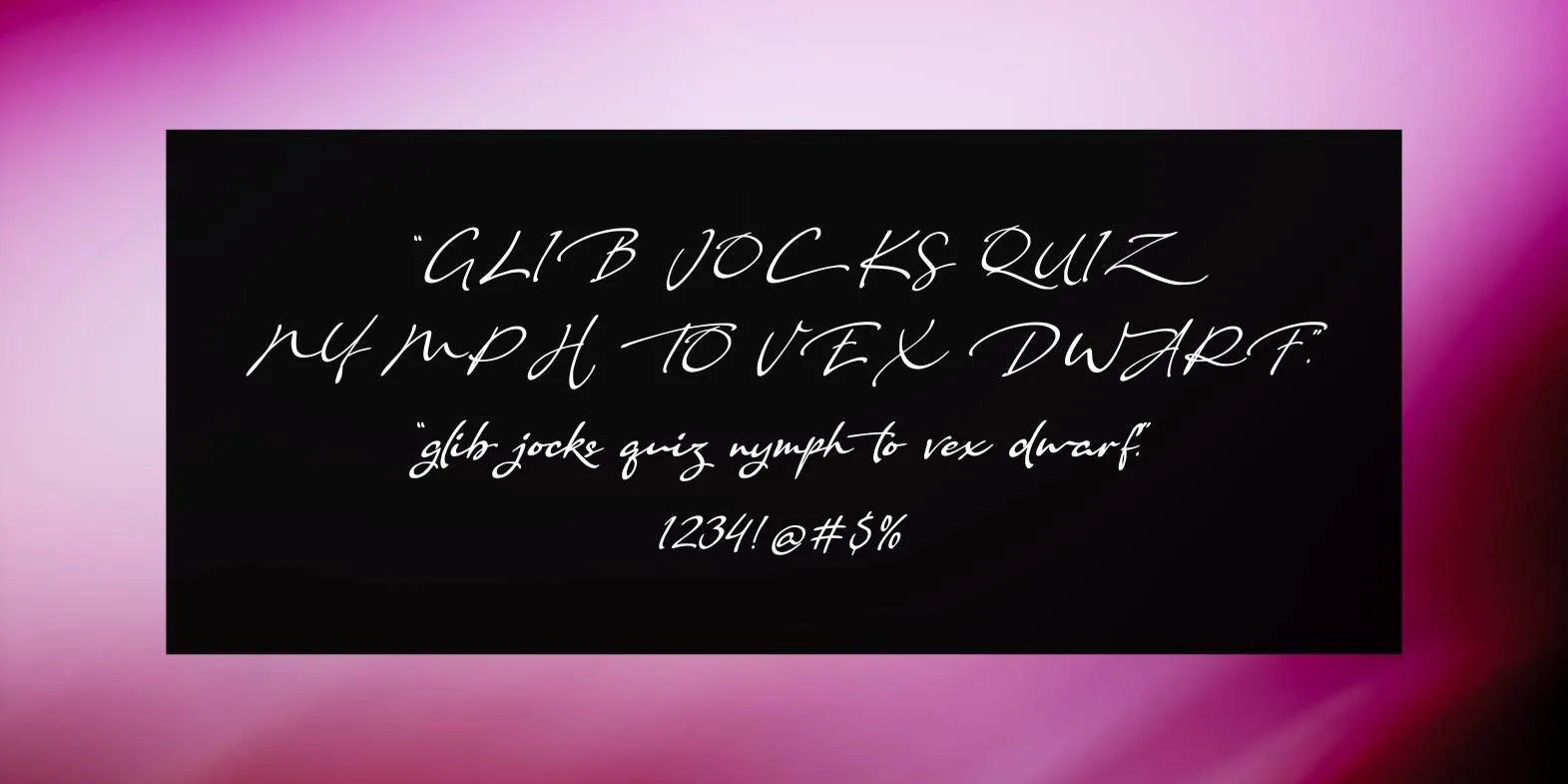 The Californication Font Preview
