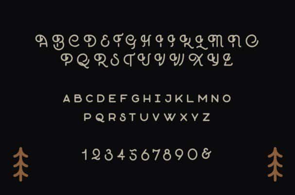 The Great Outdoors Font Preview