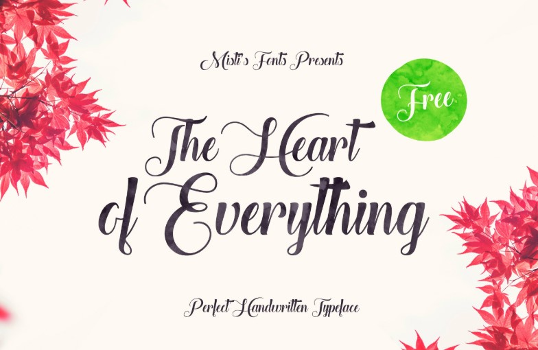 The Heart of Everything Font