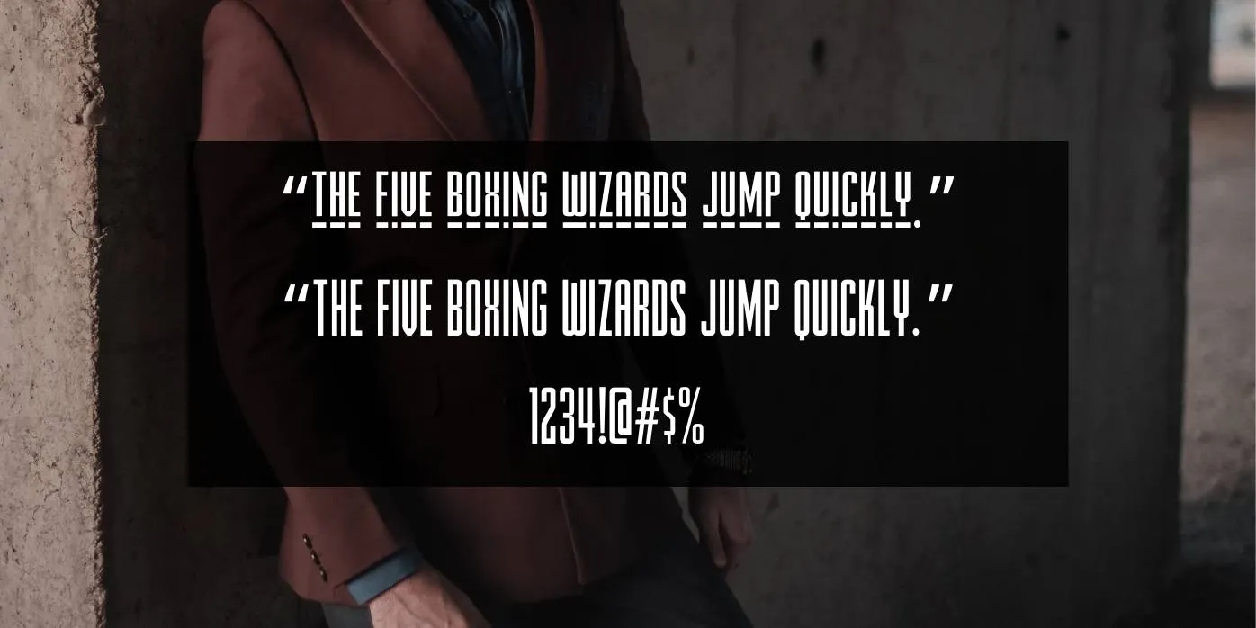 The Hustle Font Preview