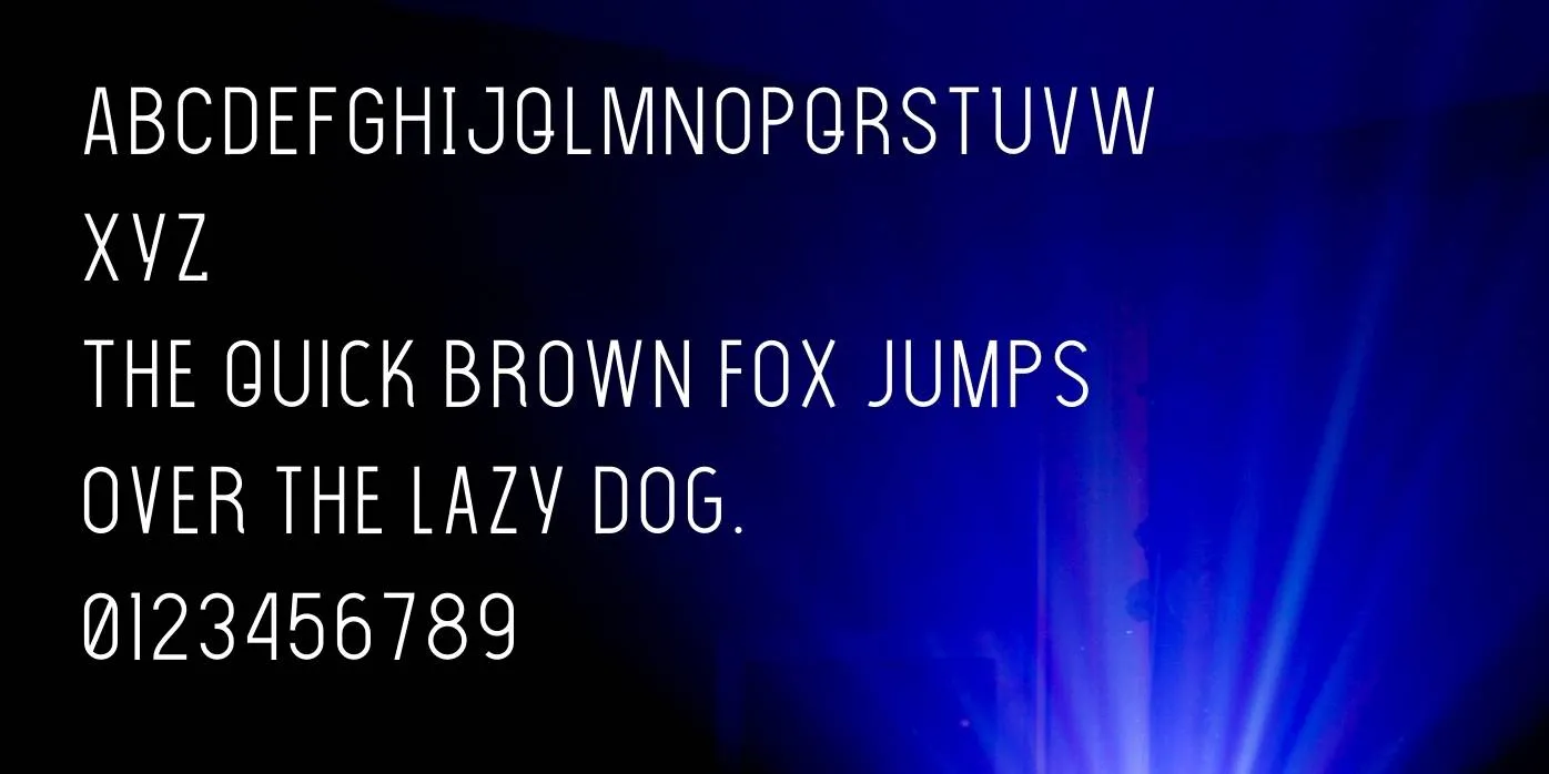 The Light Font Preview