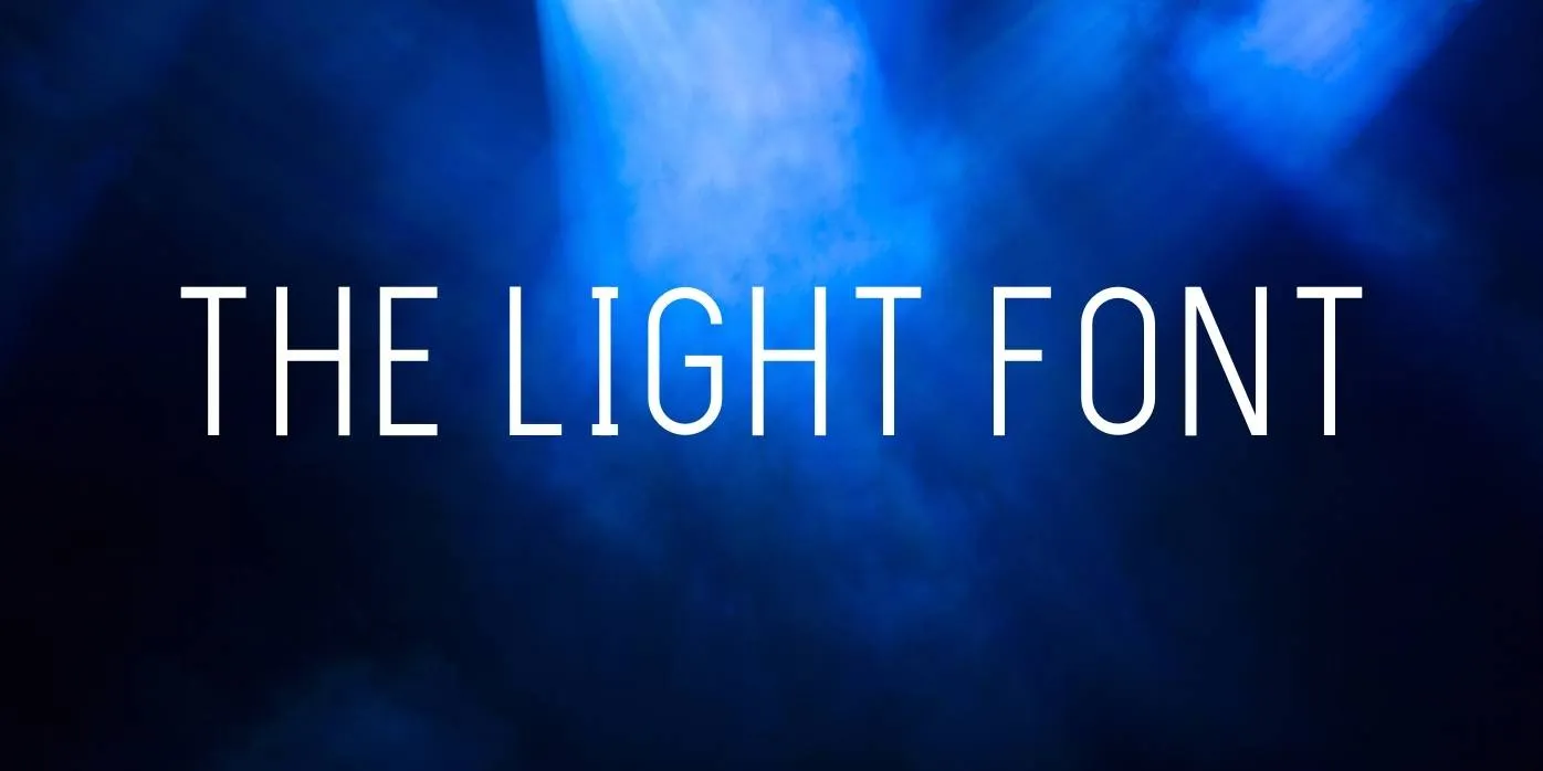 The Light Font