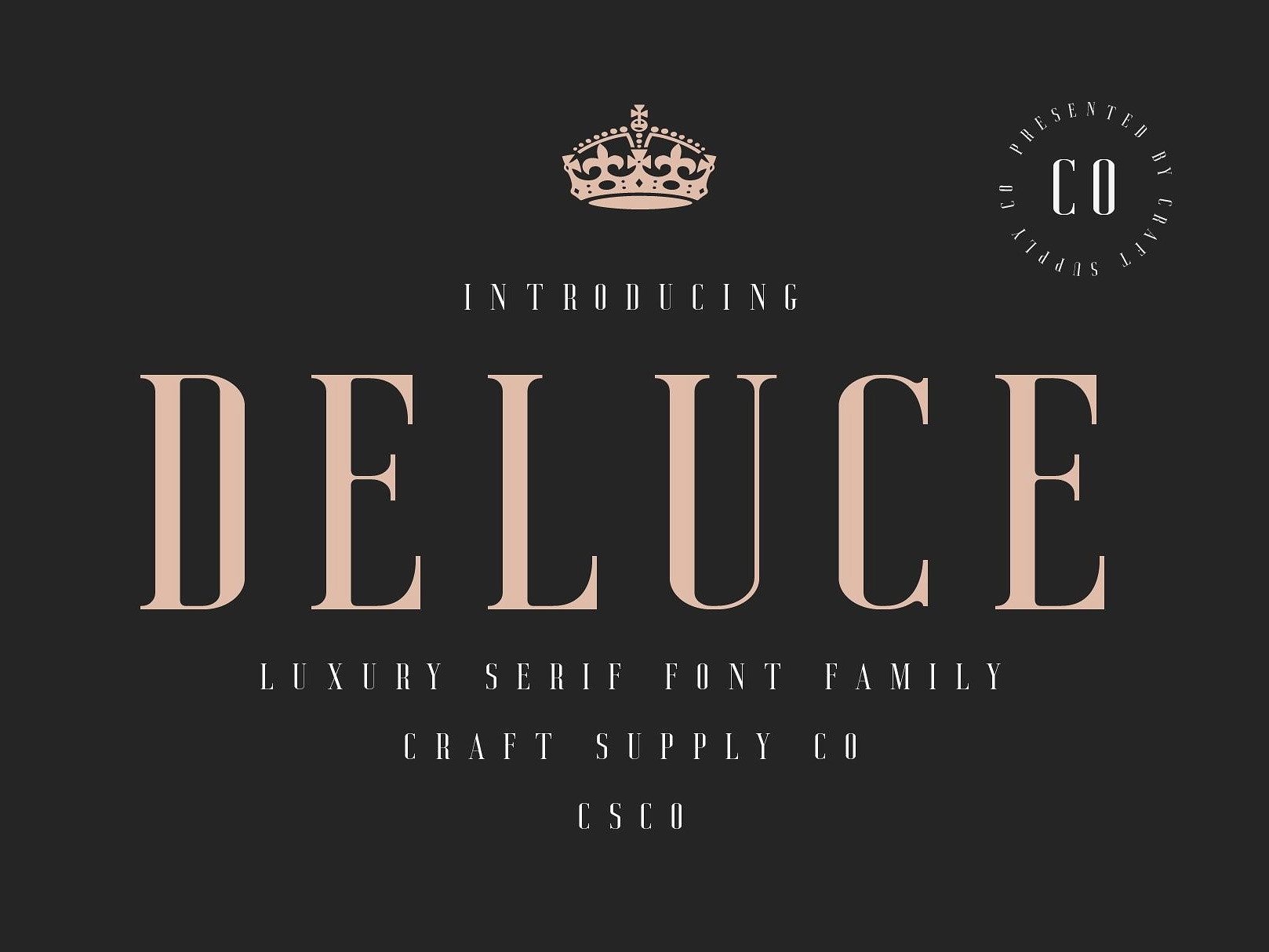 The Luxury Font Preview
