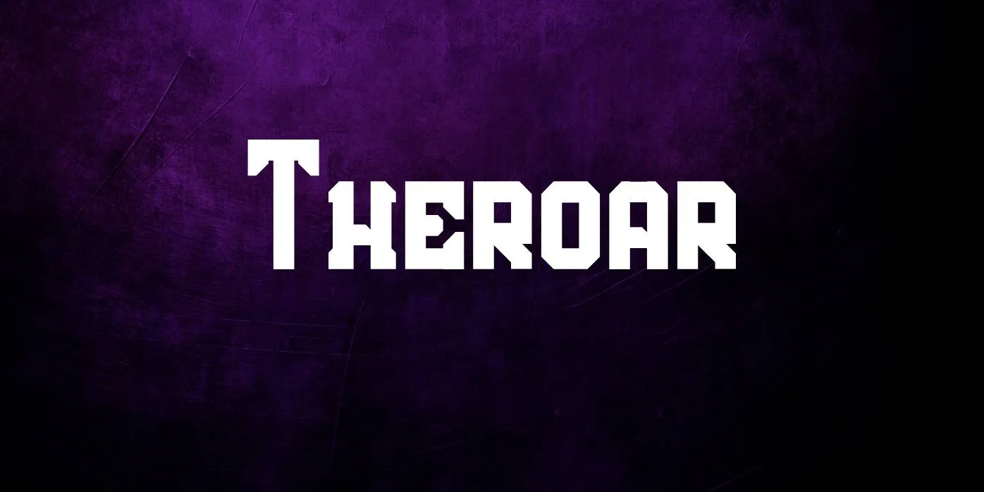 Theroar Font