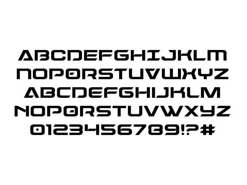 Thor Font Preview