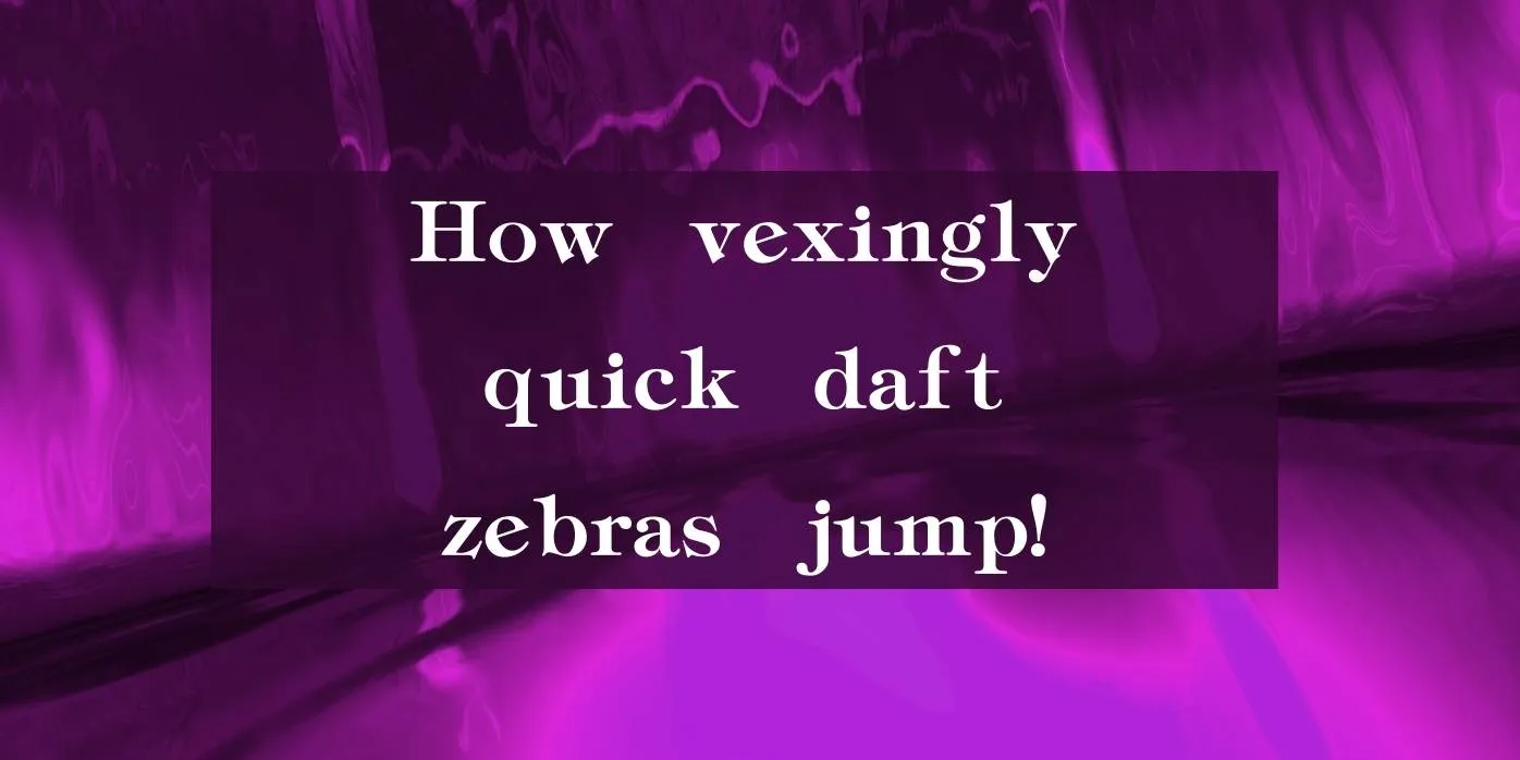 Tiffany Font Preview