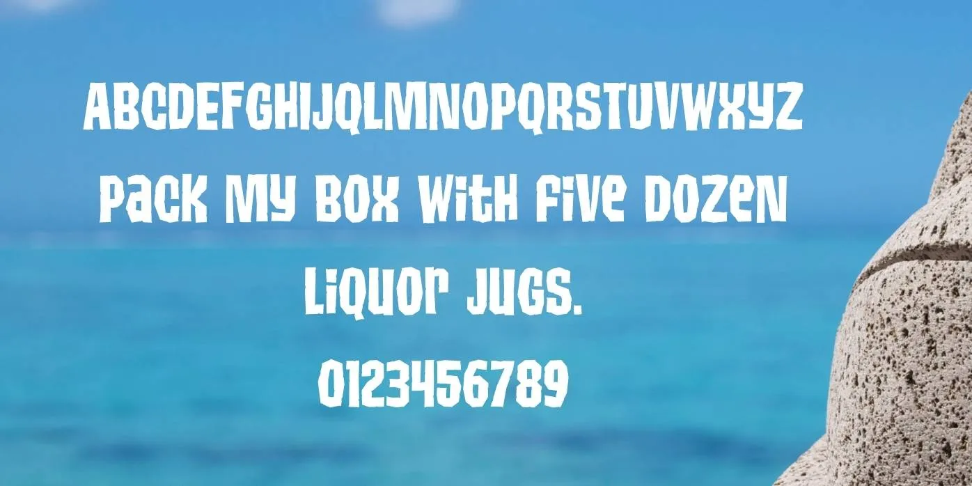 Tiki Island Font Preview