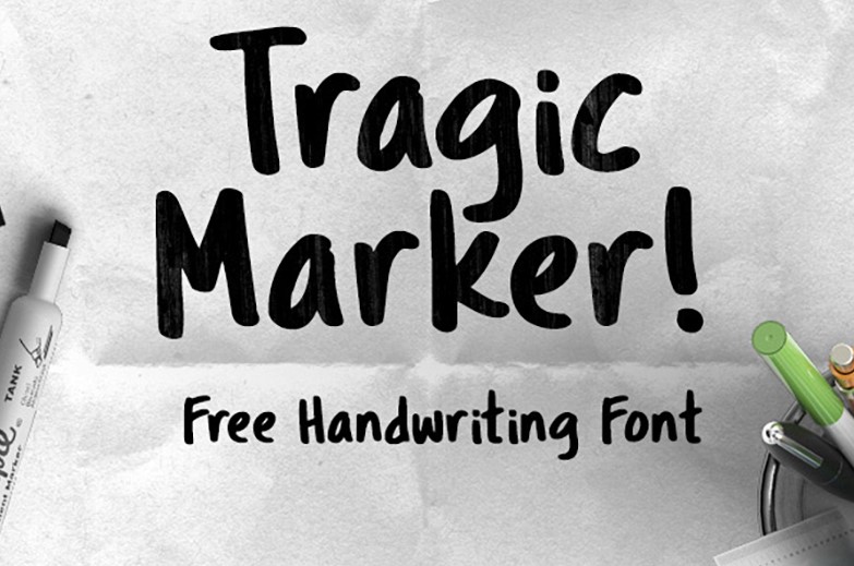 Tragic Marker Font