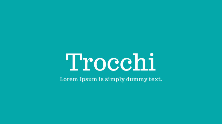 Trocchi Font