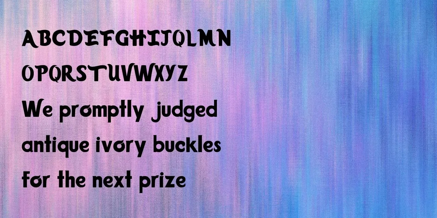 Trolls Font Preview
