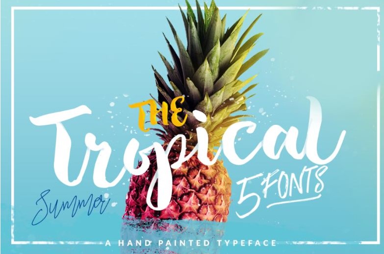 Tropical Brush Script Font