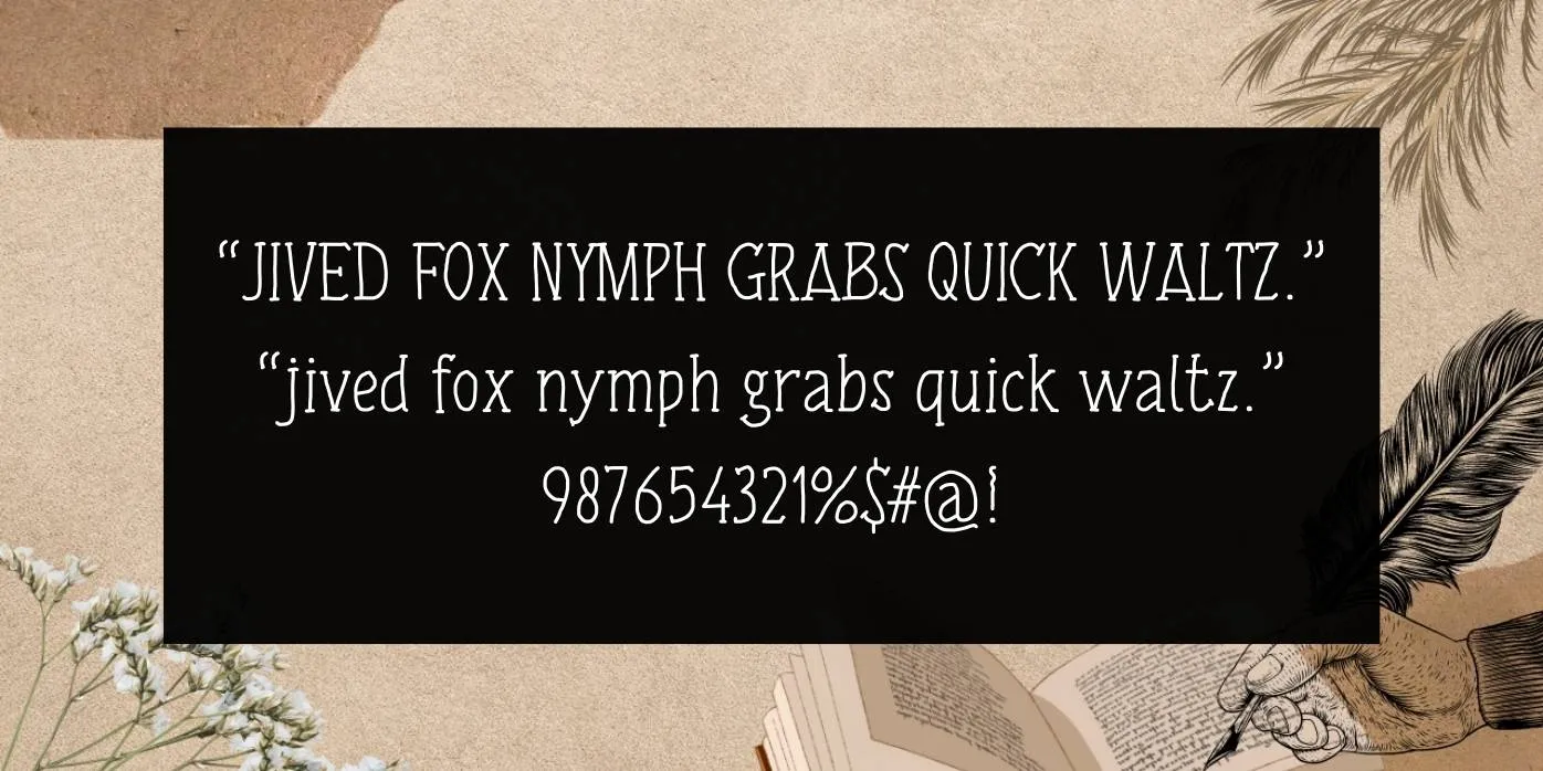 Tulisan Tangan Font Preview