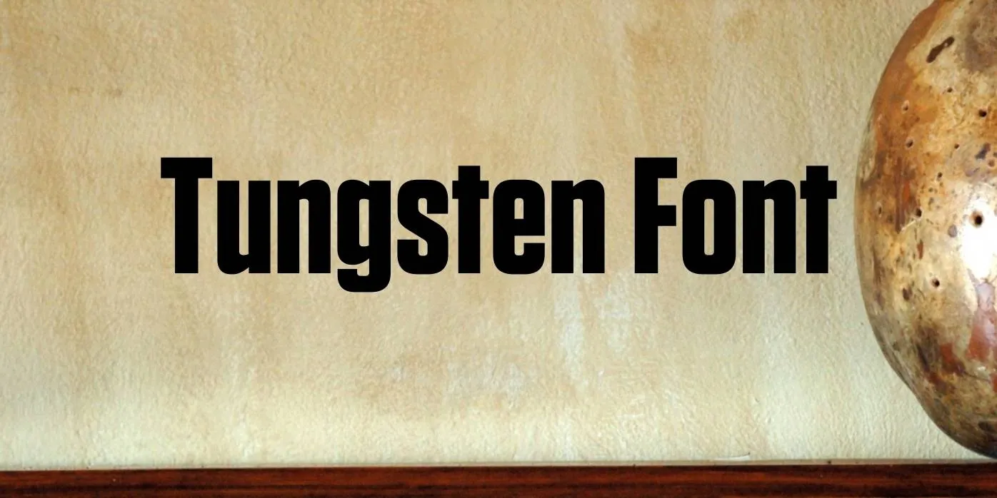 Tungsten Font