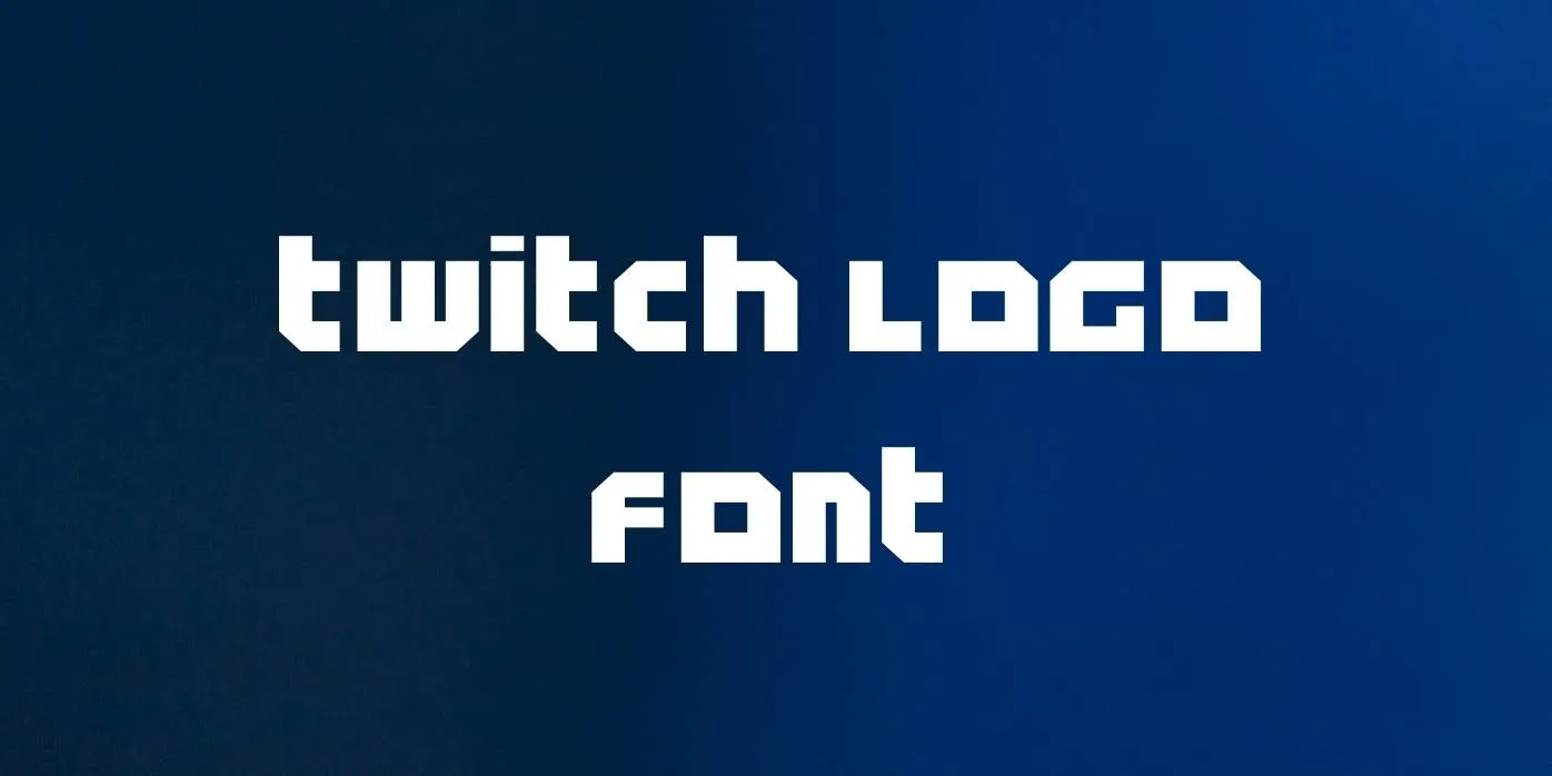 Twitch Logo Font