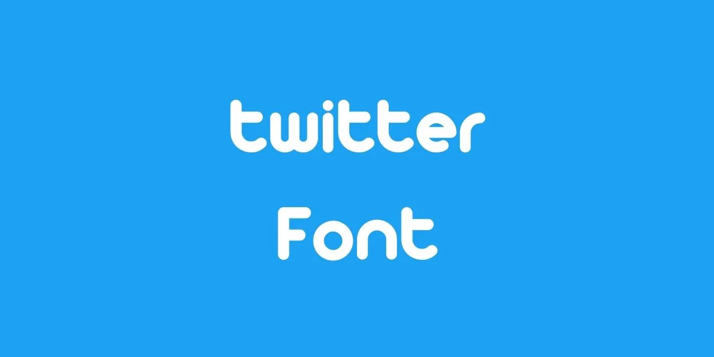 Twitter Font