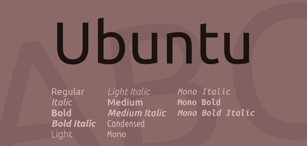 Ubuntu Font Preview