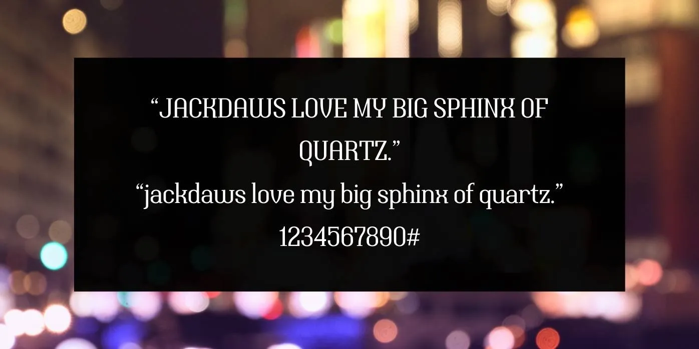Uranos Font Preview