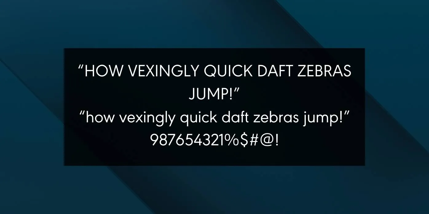URW Geometric Font Preview