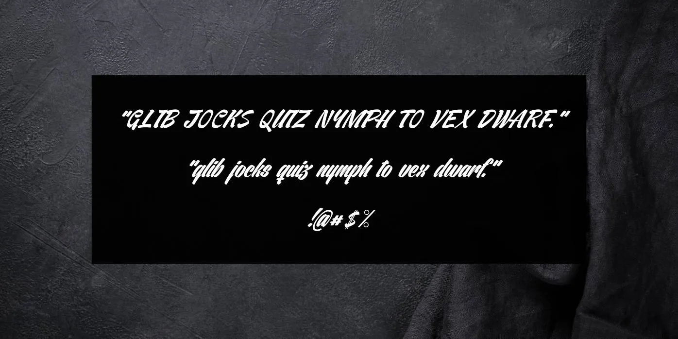 Ventography Font Preview