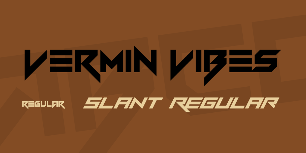 Vermin Verile Font Preview