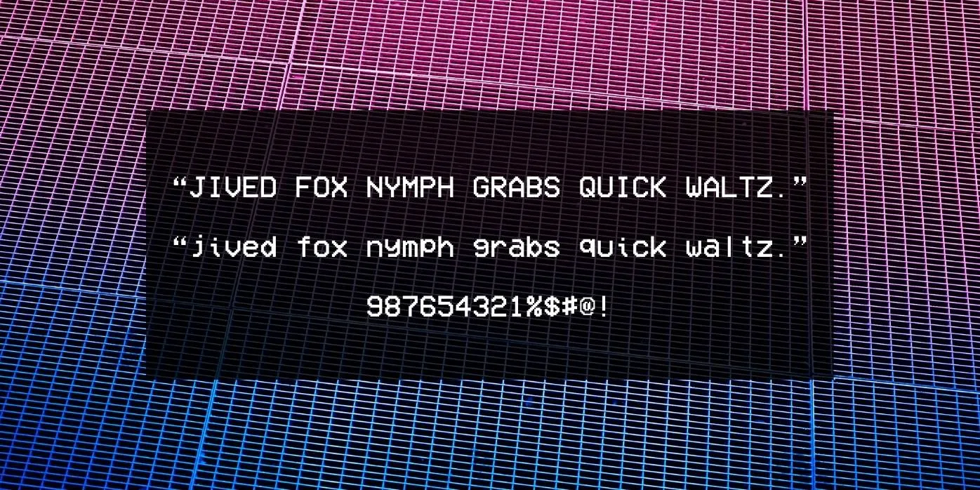 Vhs Font Preview