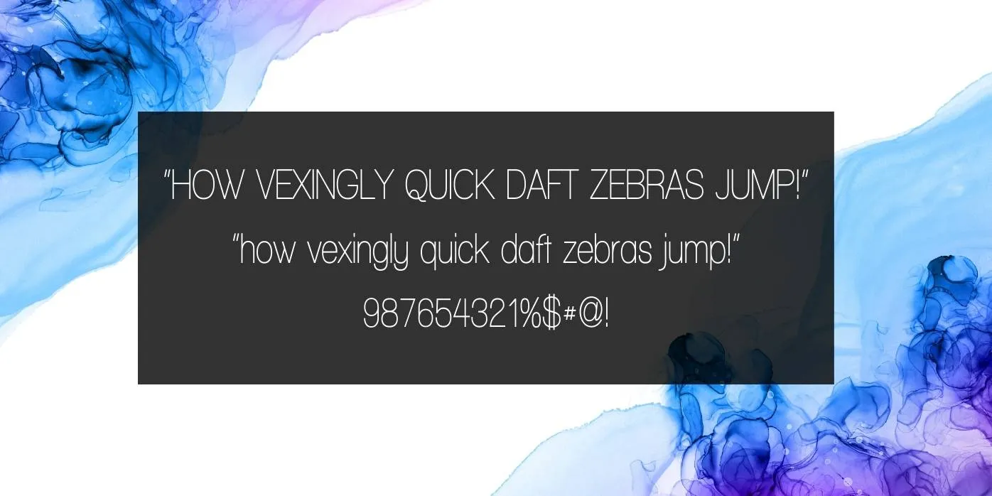 Walkway Font Preview