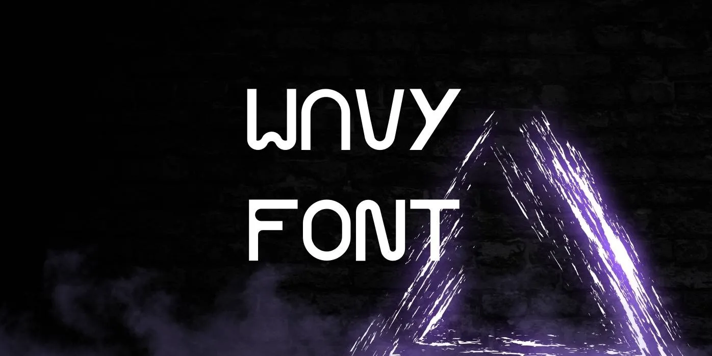 Wavy Font