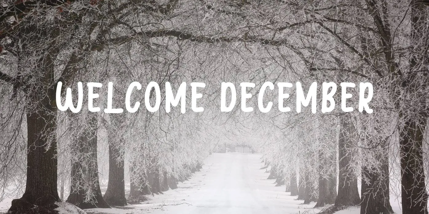 Welcome December Font