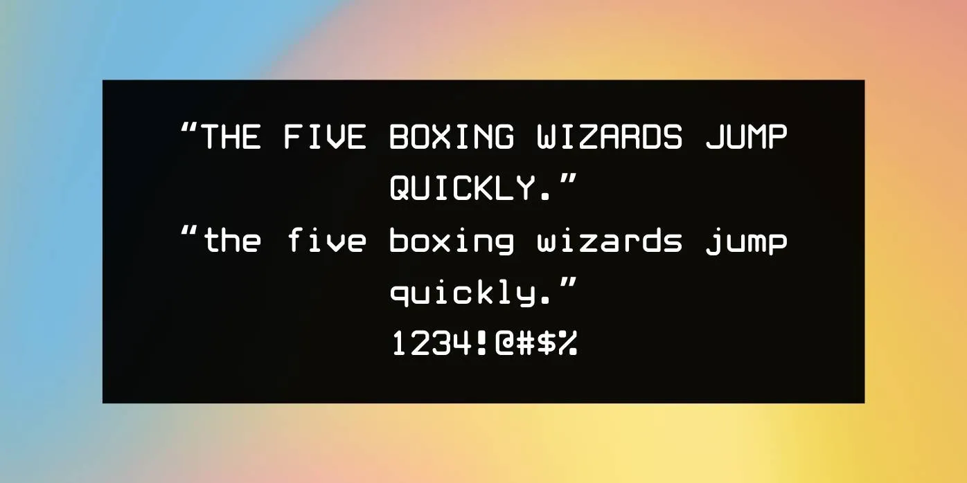 White Rabbit Font Preview