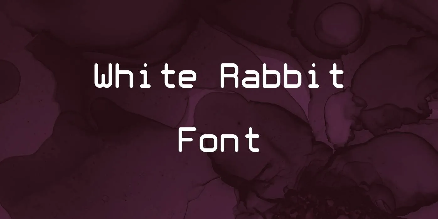 White Rabbit Font