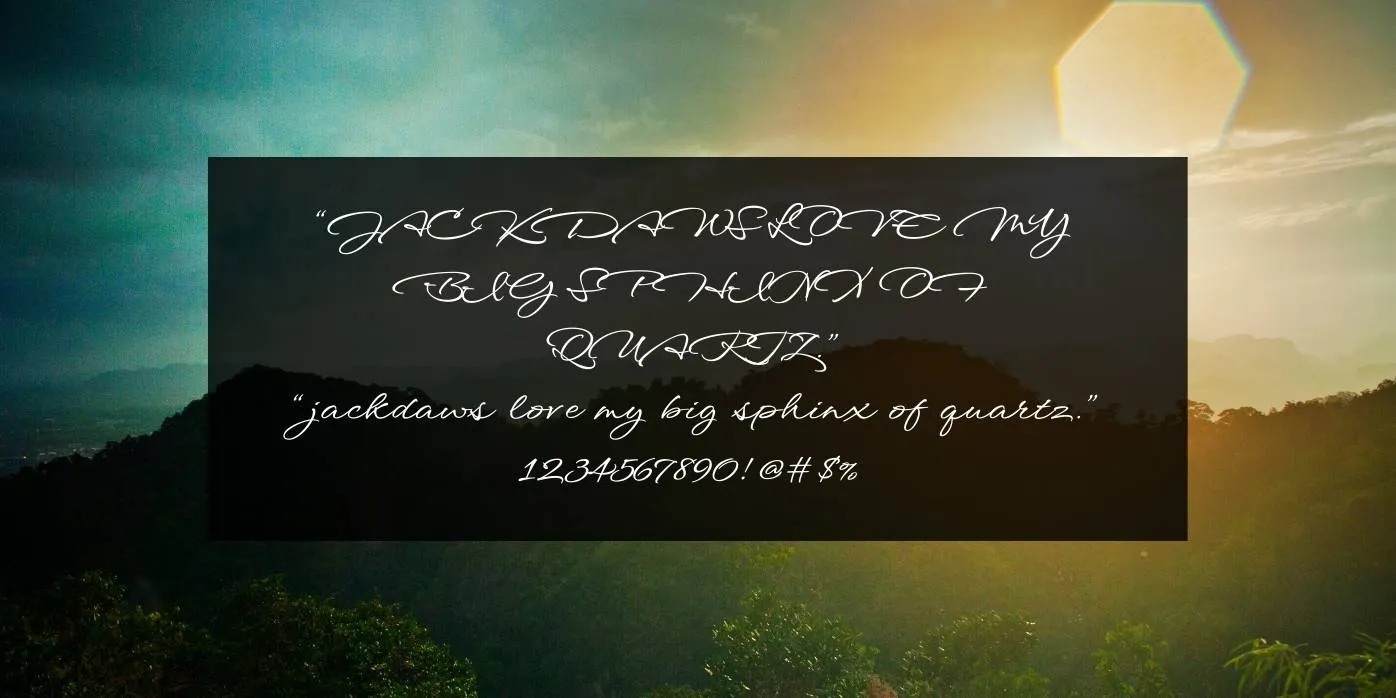 Windsong Font Preview