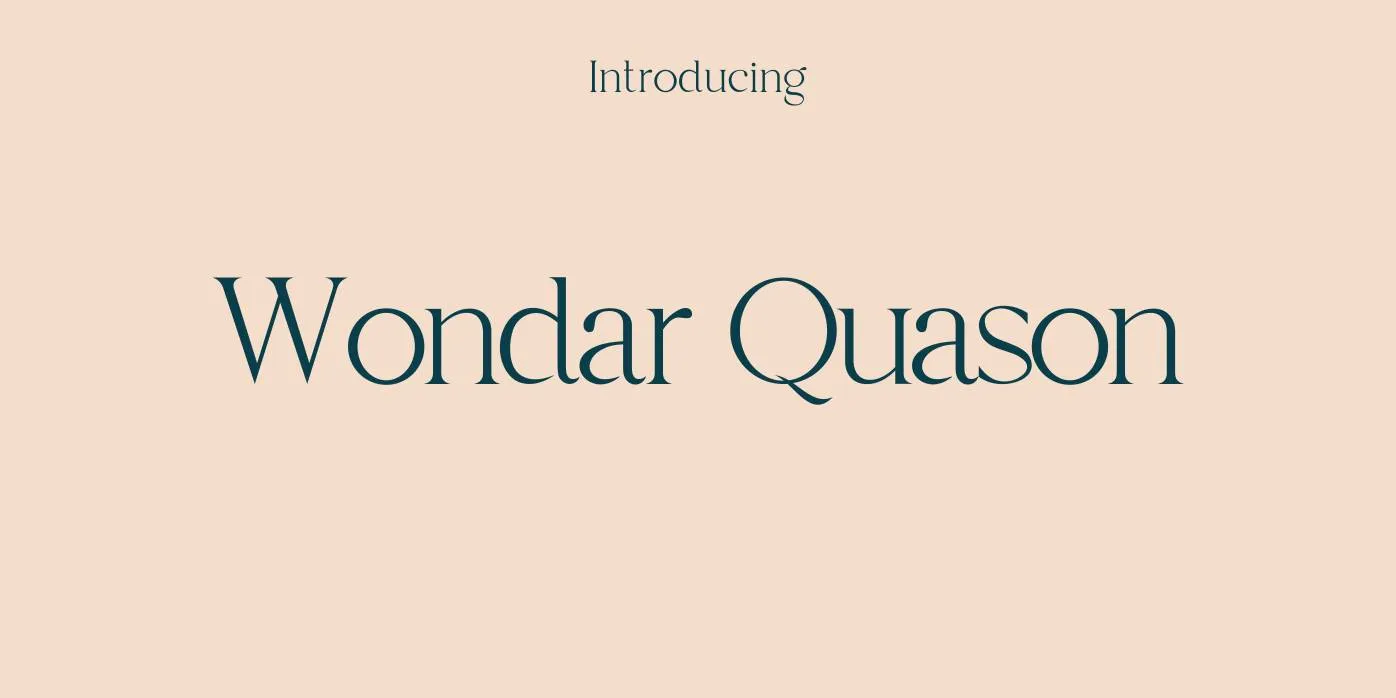 Wondar Quason Font